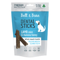 Bell & Bone Dental Sticks Lamb Mint Honey Med 182g