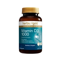 Herbs Of Gold Vegan Vitamin D3 1000 240 Capsules