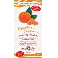 Little Zebra Mandarin Supreme Chocolate 85g