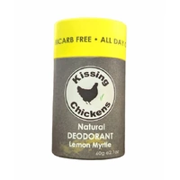 Kissing Chickens Natural Deodorant Stick Lemon Myrtle 60g