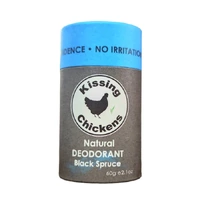Kissing Chickens Natural Deodorant Stick Black Spruce 60g