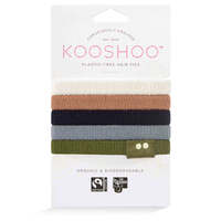 Kooshoo Organic Hair Tie Classic 5pk