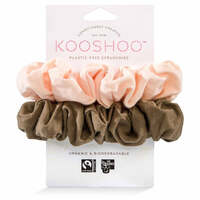 Kooshoo Organic Scrunchie Blush Walnut