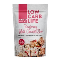 Low Carb Life Raspberry White Chocolate Slice 300g