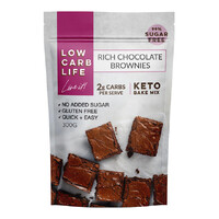 Low Carb Rich Choc Brownies Keto Bake Mix 300g