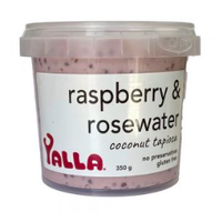 Yalla Raspberry & Rosewater Coconut Tapioca 150g