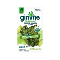 Gimme Roasted Seaweed Snacks Sea Salt & Avocado Oil 5X4g