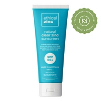Ethical Zinc Natural Clear ZInc Sunscreen SPF 50+ 100g