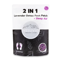 Vesuvio Detox Foot Patch Lavender 14pk 