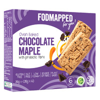 Fodmapped Bars Chocolate Maple 210g