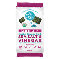 Honest Sea Seaweed Snack Salt & Vinegar 6x5g