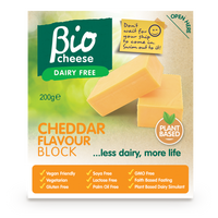 Bio Cheese Cheddar Block 200g