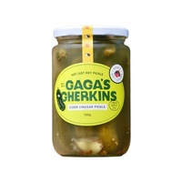 Gaga's Gherkins Cider Vinegar Pickle 700g