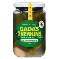 Gaga Gherkins Salt Brine Fermented 700g