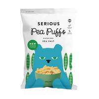 Serious Pea Puffs Sea Salt 100g