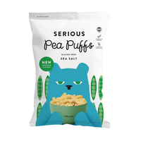 Serious Pea Puffs Sea Salt 100g
