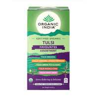 Organic India Tulsi Favourites Assortment Tea 25 Bags