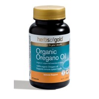 Herbs Of Gold Organic Oregano Oil 60 Capsules