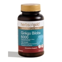 Herbs Of Gold Ginkgo Biloba 120 Tablets