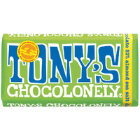 Tony's Chocolonely Dark Almond Sea Salt 180g