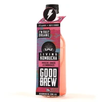 Good Brew Hibiscus Lemongrass and Ginger Kombucha 330ml