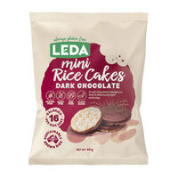 Leda Dark Choc Rice Cakes 60g