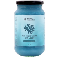 Natures Farmer Sea Blue Tongue Sea Moss Gel 375ml