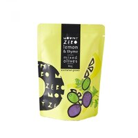 Mt Zero Lemon & Thyme Marinated Mixed Olives 80g