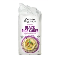 Ceres Organics Black Rice Cakes Salt 110g