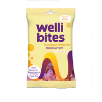 Wellibites Pineapple Passion & Blackcurrant 70g