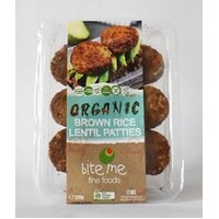 Bite Me Brown Rice Lentil Patties 225g