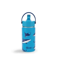 Cheeki Insulated Little Adventurer Bottle 400ml Sharks