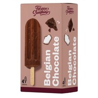 FS Chocolate Ice Blocks 4pk 