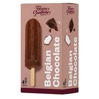Frozen Sunshine Belgian Chocolate Ice Blocks 4pk 