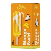 Frozen Sunshine Mango Swirl Ice Blocks 4pk 