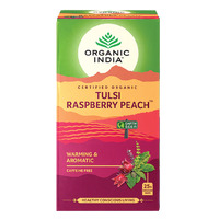 Organic India Tulsi Raspberry Peach Tea 25 Bags