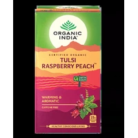 Organic India Tulsi Raspberry Peach Tea 25 Bags