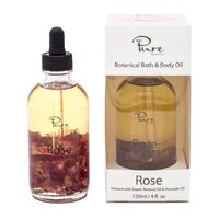 Pure Botanical Bath & Body Oil Rose 120ml