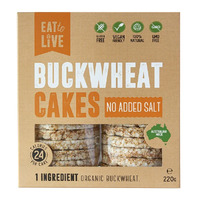 Eat To Live Buckwheat No Added Salt 200g