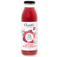 Liquify Liquid Fibre Mixed Berry, Beetroot and Rosewater 350ml