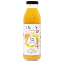 Liquify Liquid Fibre Orange, Lime & Ginger 350ml 