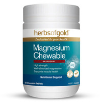 Herbs Of Gold Magnesium Chewable 60 Tablets