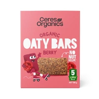 Ceres Organics Oaty Bars Berry 5x20g