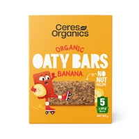 Ceres Organics Oaty Bars Banana 5x20g