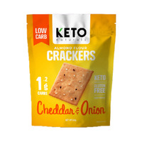 Keto Naturals Almond Flour Cheddar Crackers 64g