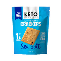 Keto Naturals Almond Flour Sea Salt Crackers 64g
