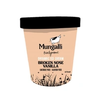 Mungalli Organic Ice Cream Broken Nose Vanilla 475ml