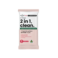 CleanLIFE Hand and Surface Sanitiser Wipes 15pk 
