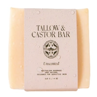Naked Tallow Tallow & Castor Bar Unscented 115g