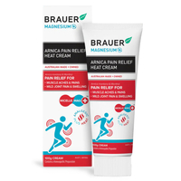 Brauer Magnesium + Pain Relief Heat Cream 100g